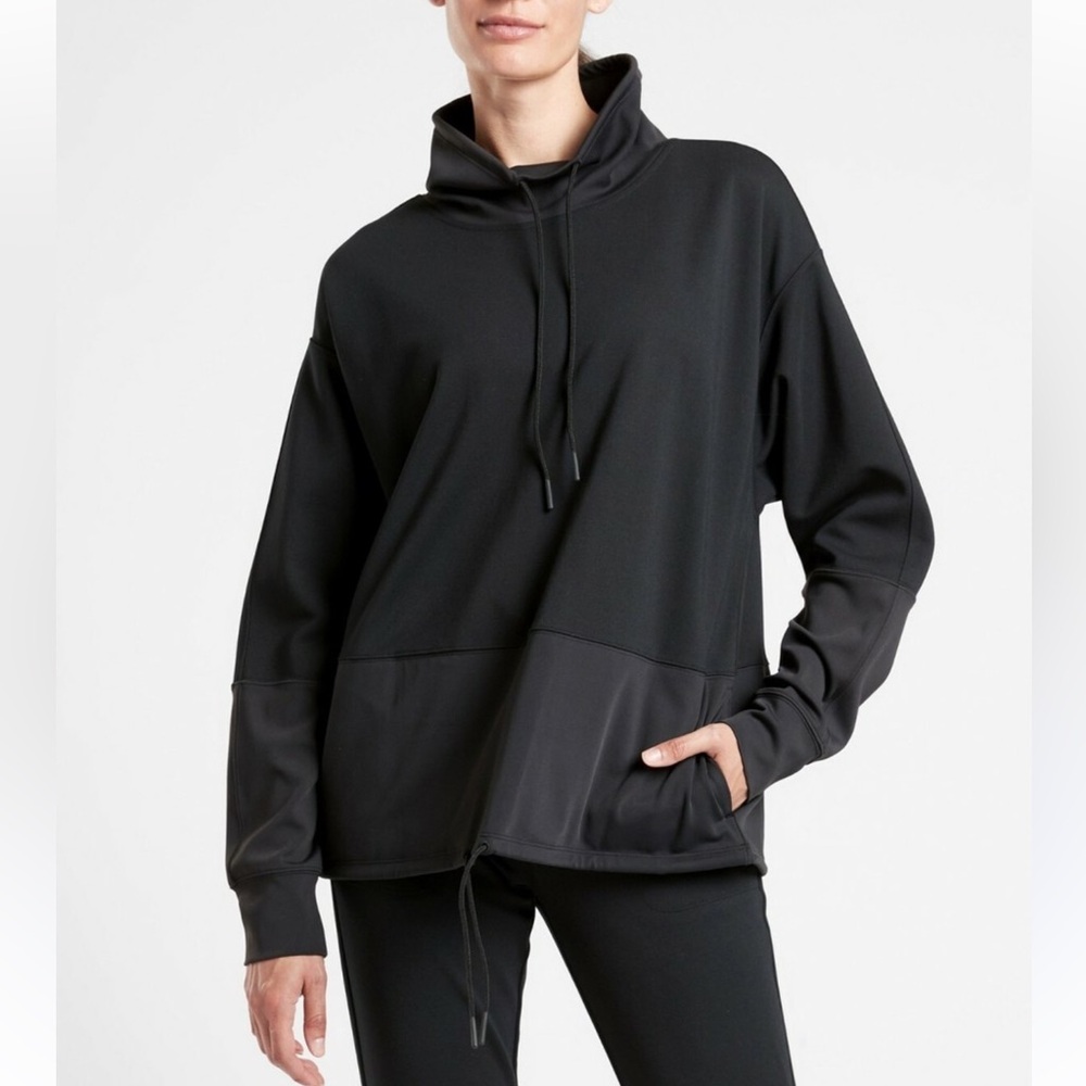 Athleta Hermosa Mock‎ Neck Sweatshirt Pullover
